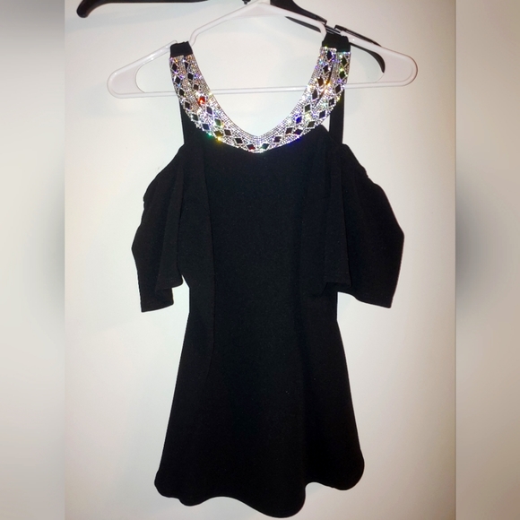 Med, Black shimmery top from Agaci - Picture 1 of 6
